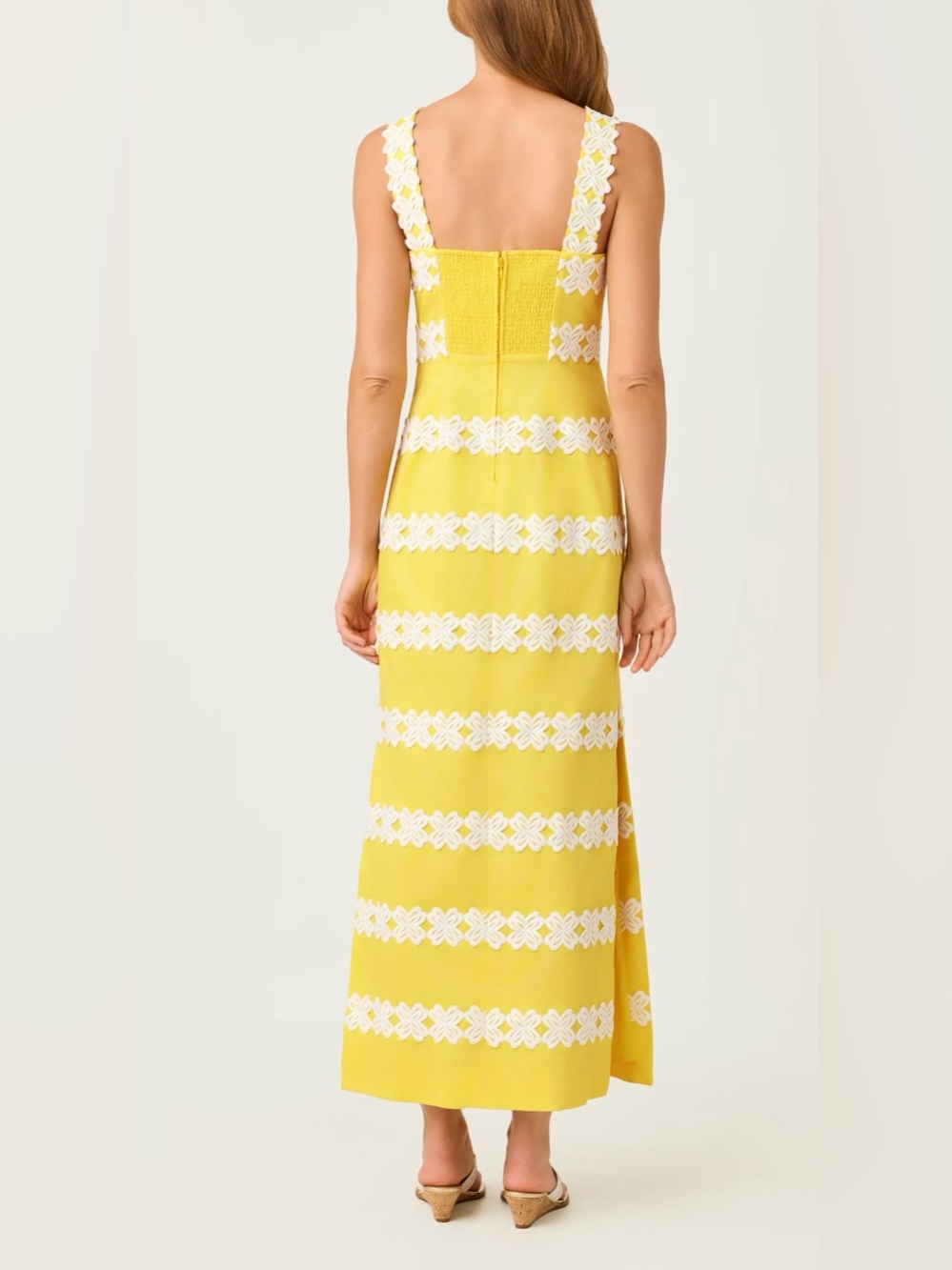 Lilly Pulitzer Yellow Davis Maxi Dress size 0 - Picture 2 of 7